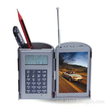 Magnetic Pen Holder with Perpetual CalendarNew
